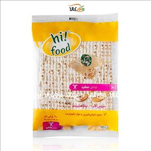 نان لواش سبوس دار سفید – های فود – ۱۰ برگی