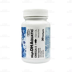 کپسول روغن ماهی حاوی DHA بالا آکواتیک کارن 30 عددی