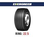 لاستیک خودرو اورگرین مدل EGT66 (گل جلو و عقب) سایز 385/65R22.5