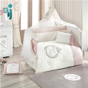 سرویس روتختی 9 تکه مدل Royal Vanila Beige کیدبو Kidboo