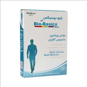 قرص مولتی ویتامین بایوبیسیکس من نیچرز اونلی آقایان 30 عدد