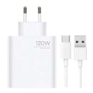 آداپتور شارژ سوپر فست 120W مدل سرجعبه شیائومی (به همراه کابل USB-C) 