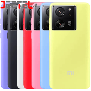 کاور سیلیکونی تک رنگ اورجینال Xiaomi 13T / 13T Pro مدل پاک کنی ضدلک (ساخت ویتنام)