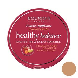 پنکیک برنزه تیره بورژوآ مدل Healthy Balance Powder 56 Bourjois Healthy Balance Powder Hale Clair 56