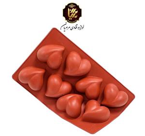 قالب سیلیکونی قلب 3 بعدی کشیده