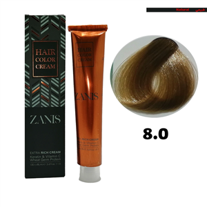 رنگ مو زانیس سری طبیعی کد 8.0