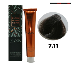 رنگ مو زانیس سری دودی کد 7.11