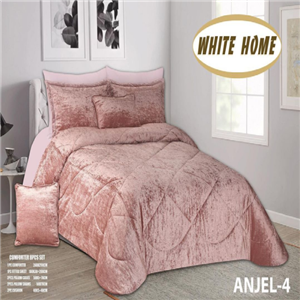 سرویس روتختی مخمل white home مدل ANJEL انجل دو نفره 8 تکه