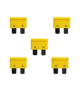 فیوز خودرو ۲۰ آمپر مدل M10 بسته ۵ عددی