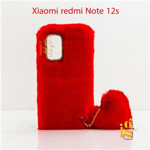 قاب فانتزی خزدار با آویز قلب برای شیائومی Redmi Note 12s