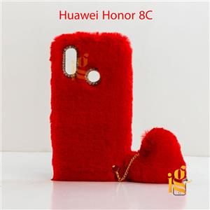 قاب فانتزی خزدار با آویز قلب برای هواوی Honor 8C