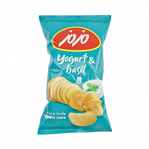 چیپس ماست و ریحان مزمز 65 گرمی