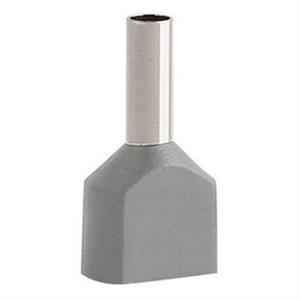 وایرشو دوبل روکش دار خاکستری سایز 2.5 مدل TE2508 بسته100 تایی