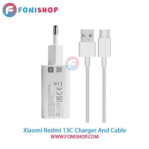 کابل و شارژر اصلی شیائومی Xiaomi Redmi 13C