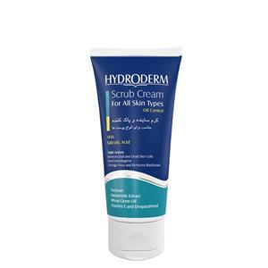 هیدرودرم کرم اسکراب ساینده و پاک‎ کننده مناسب انواع پوست 200میل  hydroderm scrub cream