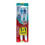 مسواک دوتایی مدیوم کولگیت Colgate مدل Whole Mouth Clean