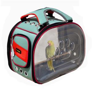 کیف حمل پرنده دو طرف شفاف تخت مدل برایت