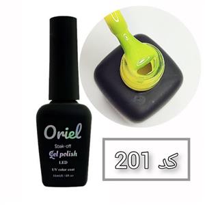 لاک ژل کد 201 شاین برند Oriel