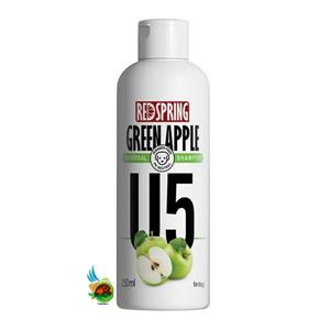 شامپو روزانه مخصوص سگ رد اسپرینگ مناسب انواع مو با رایحه سیب مدل U5 Redspring green apple shampoo حجم ۲۵۰ میلی لیتر 