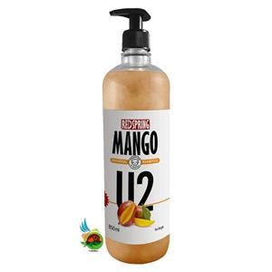 شامپو روزانه مخصوص سگ مناسب انواع مو با رایحه انبه مدل U2 رد اسپرینگ Redspring Mango shampoo حجم ۸۵۰ میلی لیتر 