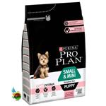 غذای خشک توله سگ نژاد کوچک پورینا پروپلن با طعم سالمون Purina pro plan puppy small & mini rich in Salmon وزن ۳ کیلوگرم