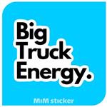 استیکر Big Truck Energy
