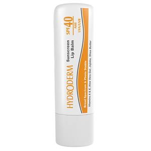 بالم ضد آفتاب لب  SPF40 وزن 4.5 گرم هیدرودرم  Hydroderm Sunscreen Lip Balm Cream SPF40 4.5g