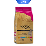 غذای خشک توله سگ طعم مرغ و ماهی و برنج مدل پاپی وودو (VooDoo) وزن 3 کیلوگرم