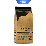 غذای خشک سگ بالغ نژاد متوسط و بزرگ طعم مرغ و ماهی و برنج وودو (VooDoo) وزن 10 کیلوگرم