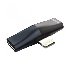 مبدل لایتنینگ به پورت شارژ و صوت پرودو مدل PD-LLDONG-BK