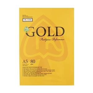 کاغذ گلد Gold سایز A5 بسته 500 عددی