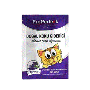 بوگیر خاک گربه پروپرفک با رایحه لوندر ProPerfeck Lavender Scented Odor Remover وزن 25 گرم 