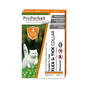 قلاده ضد کک و کنه گربه پروپرفک ProPerfeck Flea and Tick Collar طول 40 سانتی متر