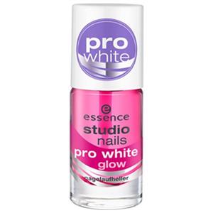    لاک برق ناخن  مدل Studio Pro White Glow اسنس