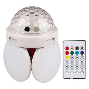لامپ LED اسپیکر دار بلوتوثی Folding light 48W E27ریموت کنترل