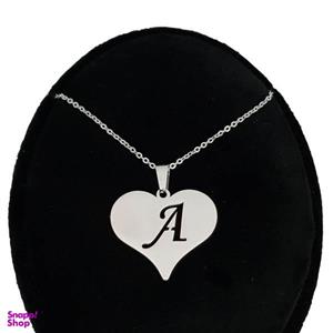 گردنبند نقره طرح حرف A کد SS1 -