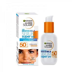 سرم آبرسان و محافظ صورت مدل Ambre Solaire Invisibl Spf50 گارنیر 30 میل