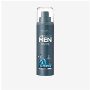 فوم دو کاره اصلاح و پاکسازی کننده صورت نورث فورمن سابزیرو اوریفلیم Oriflame NORTH FOR MEN Subzero 2-in-1 Shaving and Cleansing Foam 