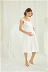لباس شب دکمه‎دار جلو توری بارداری زنانه برند MONAMİSE کد 1700531765