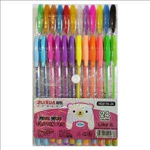 خودکار 24 رنگ ژویکسوا طرح خرسی مدل اکلیلی ۱ میلی متری