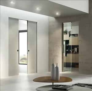 مکانیزم دو درب ریلی متقارن برقی مدل مگنتیک سینکرونایز پاکت دُر جهت(درب های چوبی) فانتونی K094