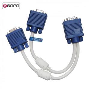 کابل 1 به 2 VGA مکا مدل MVC2 طول 0.28 متر