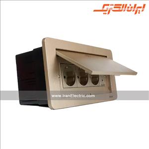 پریز توکار کابینتی دیاموند M7 نقره ای