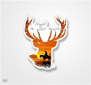 استیکر/ برچسب Red Dead 15