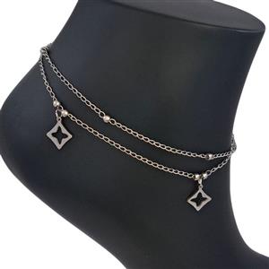 پابند استیل دو ردیفه مدل لویی ویتون کد W-an-36