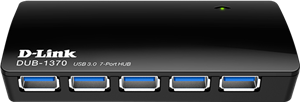 هاب 7 پورت اداپتوری USB3.0 دی-لینک مدل DUB-1370 DLINK DUB1370 USB3 HUB