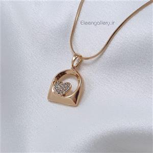  ولنتاین- پلاک دخترانه ژوپینگ طرح قلب e-0755