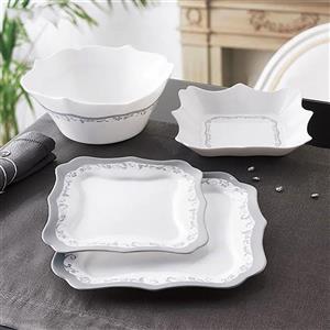 سرویس 38 پارچه لومینارک مدل Authentic Silver Luminarc Authentic Silver 38 Pieces Homeware Set