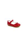 کفش عروسکی ورنی پاپیونی 300دخترانه قرمز دخترانه برند Zerhan کد 1701051022