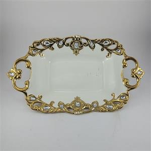 میوه خوری سرامیک طلایی یونیک کد 1651 